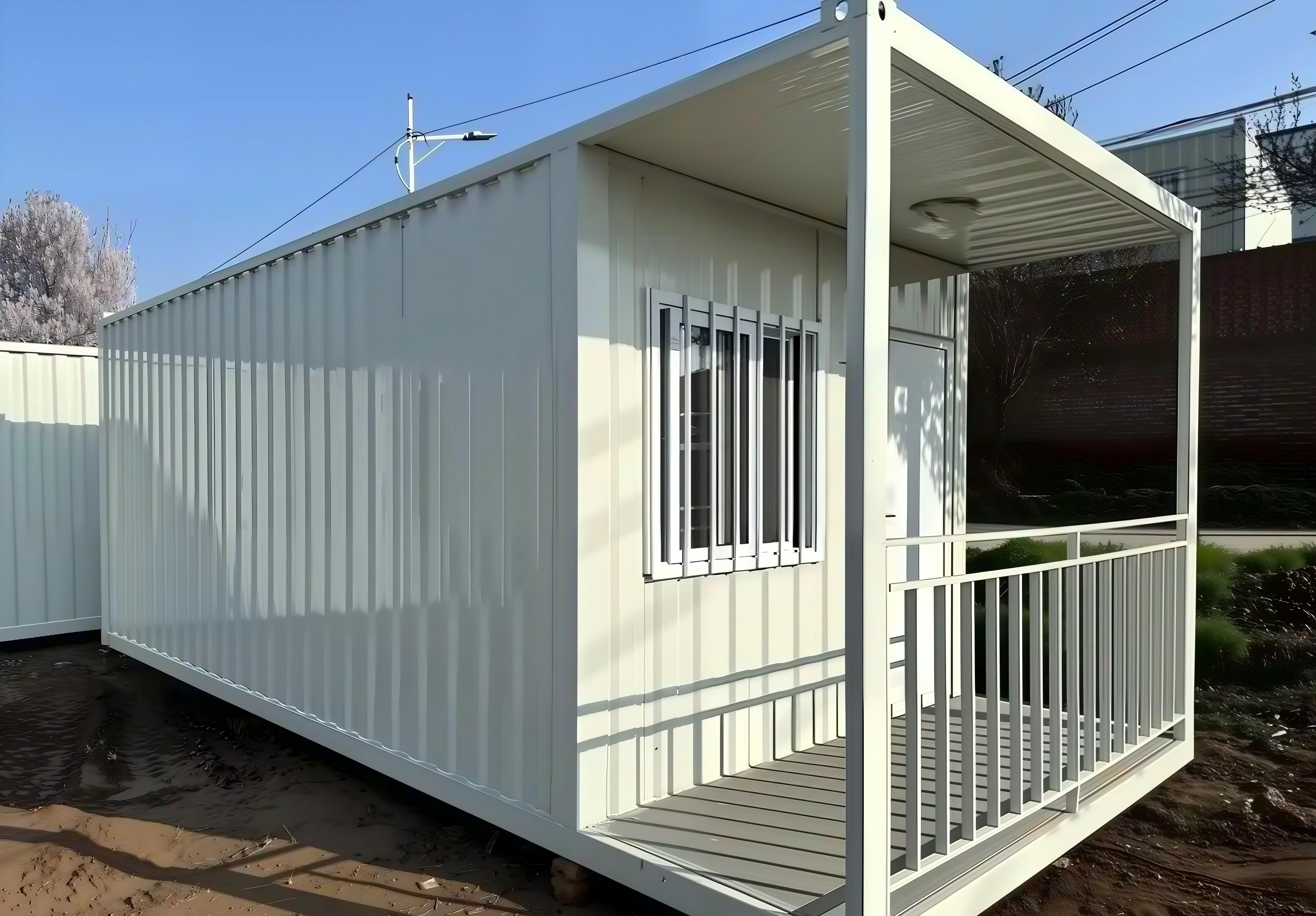 Modular board house product photo - exterior view